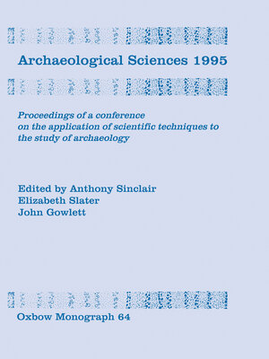 cover image of Archaeological Sciences 1995